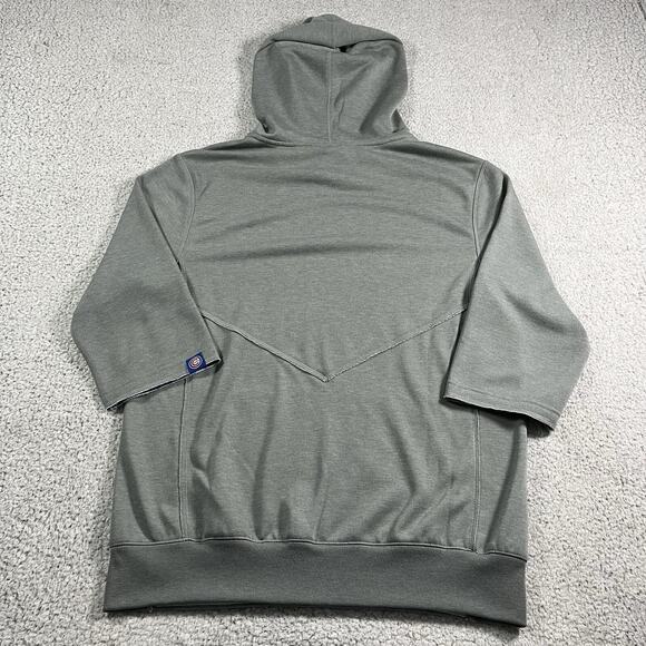 Chicago Cubs Hoodie Mens S Nike Dri-Fit 3/4 Sleeve Sweatshirt Baseball MLB Team - Picture 7 of 12